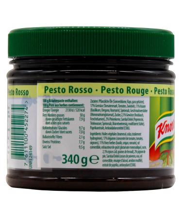 Buy Knorr Mise en Place Pesto Rosso (340g) - Authentic Italian Flavor for Gourmet Cooking | International Shipping Available - Buy Online on GoSupps.com