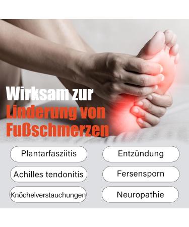 Putuo Neuropathy Plantar Fasciitis Socks | Orthopedic Compression Ankle Bandage for Arthritis & Heel Spur | 4 Couples Set - White 2XL - Buy Online on GoSupps.com