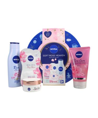 Nivea Womens Soft Rose Heaven Skincare Regime Gift Set