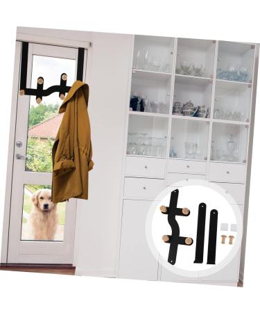 CHILDWEET Clothes Rack 6 Door Hook Wall Hangers for Clothes Cubicle Accessories Over The Door Clothes Hanger Wall Hanging 30X23CM Black - Buy Online on GoSupps.com