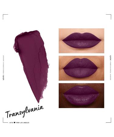 NYX Soft Matte Lip Cream in Transylvania - Deep Violet Liquid Lipstick - Buy Online on GoSupps.com