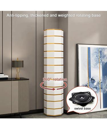 Revolving Shoe Cabinet Rotating Shoe Rack Tower 360 Stylish Household Vertical Narrow Bucket Shoe Shelf Large Capacity Wooden Shoes Rack Organizer Storage Cabinets (Color : 6-Layer S 9 layer - Buy Online on GoSupps.com