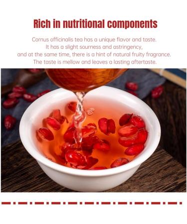 Tisane Chinoise De Qualit Sup rieure Shan Zhu Yu Fruit Viande De Qualit Sp ciale Cornus Officinalis (50g) - Buy Online on GoSupps.com