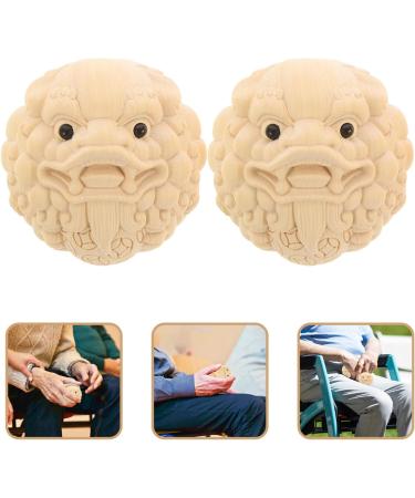 Buy PopetPop 2-Piece Baoding Balls | Handmade Chinese Meditation & Massage Balls for Grip Strength | Perfect Wellness Tools - Buy Online on GoSupps.com