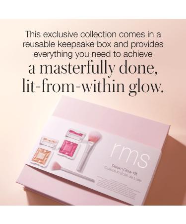 RMS Beauty Deluxe Glow Kit - Makeup Gift Set with Highlighter & Blush | Perfect Holiday Gift for Women - Buy Online on GoSupps.com