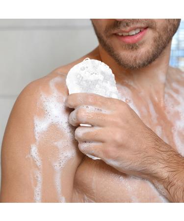 Soft Shower Sponge 3D Bath Sponge Shower Brush with Up Rope | Absorbent Bath Sponge Spa Scrub Exfoliator for Dead Skin Removal Body Wash Sponge for Adults Children White - Buy Online on GoSupps.com
