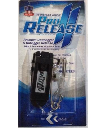 Big C Tackle Pro Release II Downrigger Release, Great for Braid and Mono Black