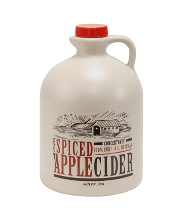 Mountain Cider Spiced Apple Cider Concentrate | Gluten Free, No Preservatives, No Added Sugar | 64 fl. oz (64 servings)