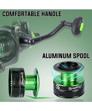 Soougayilang Surf Rod 3.3m with 4000 Carp Rollers Set - Ideal for Sea & Beach Fishing - Portable Travel Fishing Gear - Buy Online on GoSupps.com