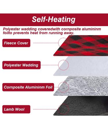 SCIROKKO Self Warming Cat Bed - No-Slip Plaid Thermal Pet Cave for Kitten - Buy Online on GoSupps.com