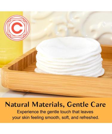 Reusable Skincare Pads - Eco-Friendly Cotton Rounds - Zero Waste Facial Pads - 10 Pack for Sustainable Beauty - Buy Online on GoSupps.com