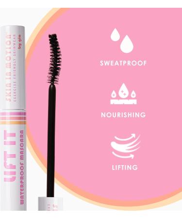 Skin in Motion | Plump It & Lift It Gift Set with Holographic Bumbag Accessory | With Waterproof Black Mascara & Tinted SPF30 Lip Balm in Sheer Berry - Buy Online on GoSupps.com