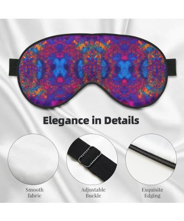 Buy Tie Dye Hippie Soft Sleep Eye Mask - Breathable Travel Eye Patch for Relaxation - Perfect for Women - Buy Online on GoSupps.com