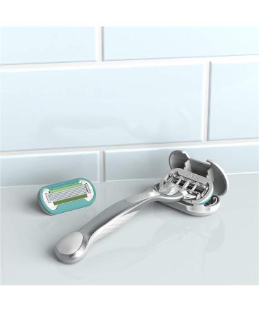 Gillette Extra Smooth Platinum Gift Set for Women - Razor Blades Case & Cosmetic Bag - Perfect Gift! - Buy Online on GoSupps.com