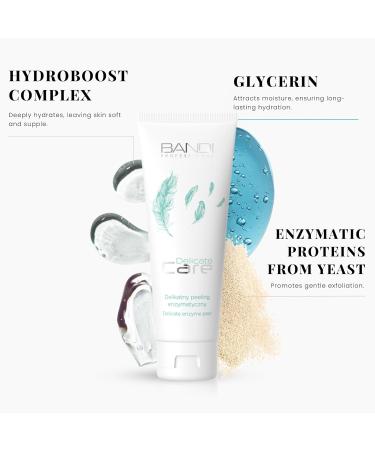 Bandi Cosmetics Sp z oo Bandi Enzymatic Exfoliator Face Peeling Moisturizing Facial Scrub for Sensitive Skin Deep Cleansing Brightening Gentle Exfoliator Suitable for All Skin Types - Buy Online on GoSupps.com