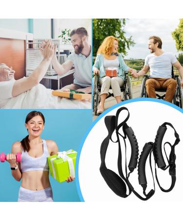 Leg Lifter Strap Adjustable Rigid Foot Straps with Rigid Foot Lifters Hand Grips and Soft Feet Pad 40 Inches Mobility Aids for Bed Wheelchair Car Couch Suitable for Elderly Handicap Disability - Buy Online on GoSupps.com