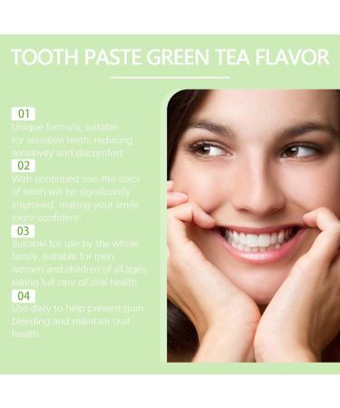 KLYso Green Tea Whitening Toothpaste - Gentle Cleaning Stain Removal & Enamel Protection for Sparkling Teeth(3PCS) - Buy Online on GoSupps.com