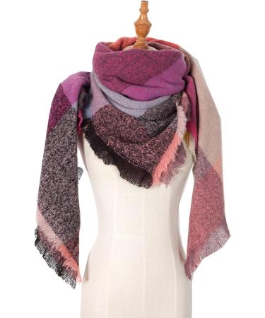 Buy HANXIULIN Elegant Triangular Women s Scarf - Soft & Warm Winter Poncho | International Shipping Available - Buy Online on GoSupps.com