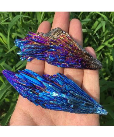 Crystal Rough Stone 1pcs 30g A+A+Quartz Crystal Rainbow Titanium Cluster VUG Specimen Reiki Balance Gemstone Decoration - Buy Online on GoSupps.com