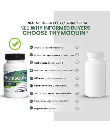 Organic Cold-Pressed Black Seed Oil Capsules for Skin Joint Metabolic & Immune Health | USP-Grade Pure Nigella Sativa with 3% Thymoquinone | Non-GMO Black Cumin Seed Oil 60 Softgel 60 Count (Pack of 1) - Buy Online on GoSupps.com