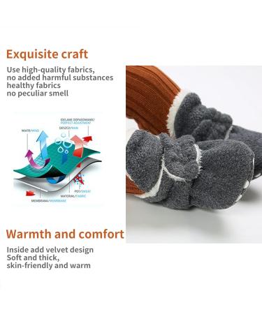 TMEOG Baby Booties Slippers - Dark Grey Furry Infant Boots for Boys Girls 0-6 Months - Buy Online on GoSupps.com
