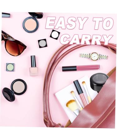 Garneck 8pcs Box Empty Eye Shadow Box Clear Makeup Case Tiny Cosmetic Jars Eyeshadow Holder Travel Bottle Black 4.1x3.8cm - Buy Online on GoSupps.com