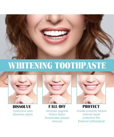 Whitening Toothpaste Removing Stains Whitening Toothpaste Clean Mouth Cool And Refreshing Fully Foam Brightening White Prevents Stains Protects Gums Fresh Breath Complete Care Teeth (3) - Buy Online on GoSupps.com
