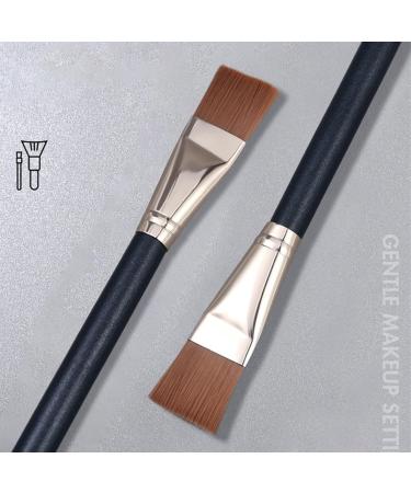 Foundation Brushes Emulsion Cosmetics Portable Brushes with Flat Tip Women Making up Brush for Pre-Makeup Foundation Masque Cream Concealer Foundation Cream Rowces - Buy Online on GoSupps.com