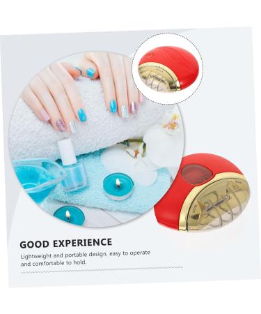 TOYANDONA 1 Set Electric Manicure Safe Nail Clipper Cuticle Fingernail Scissors Automatic Nail Electric Nail Scissor Electric Fingernail Clippers Nail File Pedicure Abs Nail Baby 8x8cm Red - Buy Online on GoSupps.com