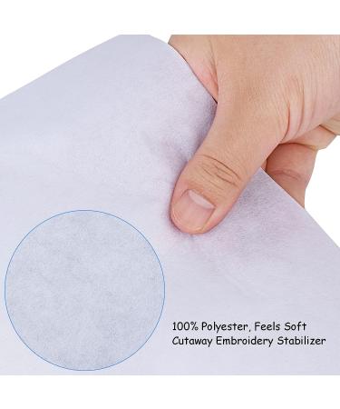 Simthread Fusible Cut Away Stabilizer Backing for Machine Embroidery - 1.8 oz 12x10 Yards Roll - Buy Online on GoSupps.com