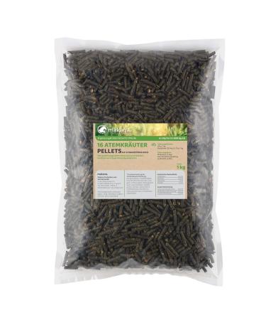 Makana 16 respiratory herbs pellets for horses with black cumin 1000 g bag - Buy Online on GoSupps.com