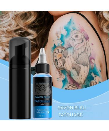  G n rique Piercing Soap - 50ml Blue Moisturizing Cleanser - After-Piercing Cleanser with Foaming Bottle | For Men's Washing and Hygiene Routine at Home and While Traveling - Buy Online on GoSupps.com