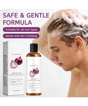 Hair Growth Shampooing - Formule raffermissante naturelle pour cheveux claircissants | Hydrate le cuir chevelu favorise le remplissage et la sant des cheveux | Nettoyant quotidien doux pour hommes - Buy Online on GoSupps.com