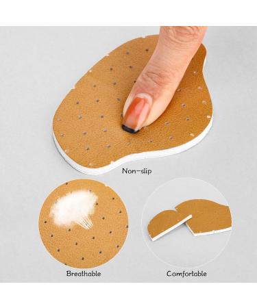 PROUSKY Heel Cushion Inserts - Self-Adhesive Heel Grips for Loose Shoes - Anti-Slip Foot Insoles Sticker - 6 Pieces (Blue/Beige/White) - Buy Online on GoSupps.com