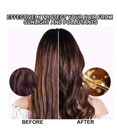 ZITIANY Hair Treatment Serum Oil Capsules - 50pcs | Hair Repair & Moisturizing Essential Oil for Dryness, Frizz, and Damage - Buy Online on GoSupps.com