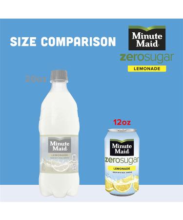 Minute Maid Light Lemonade 12 Fl Oz (Pack of 12) - Refreshing Fruit Drink - Buy Online on GoSupps.com