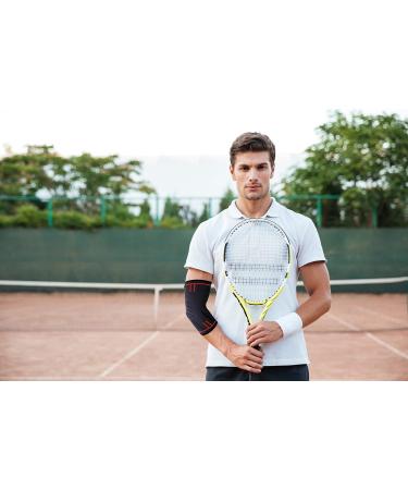 Agile Now Elbow Bandage - Non-Slip Tennis Arm Support for Men & Women | Stabilizes & Protects Joints | Ideal for Sports like Tennis Weightlifting Golf & More - Red - Buy Online on GoSupps.com