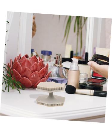 Beavorty Face Brush Face Scrub Scrubber Facial Cleansing Brush Exfoliator Face Cleansing Brush Facial Brush Facial Cleansing Brush for Blackhead Makeup Brush Silica Gel Double Head 6.50X6.50X4.00CM Grey - Buy Online on GoSupps.com