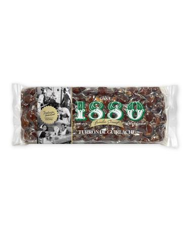 1880 - Turr n Caramel Almonds "Rilsan" 300 g Selected Almond Tablet Crunchy Texture Supreme Quality Classic Turr n Handm