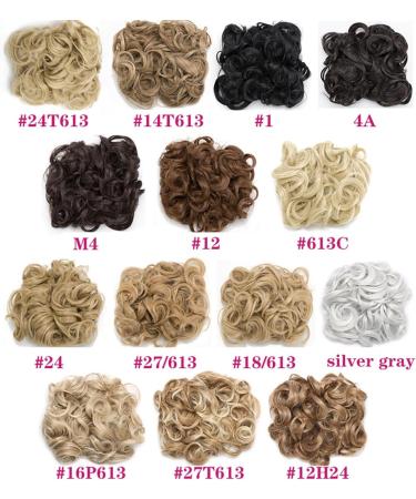 Hair Bun Hairpiece for Women Synthetic Combs Messy Bun Hair Piece Wave Curly Dish Hair Bun Extension Thick Curly Chignon Hairpiece Clip in Scrunchies Ponytail Extension for Women Hair Chignons(4T30) - Buy Online on GoSupps.com