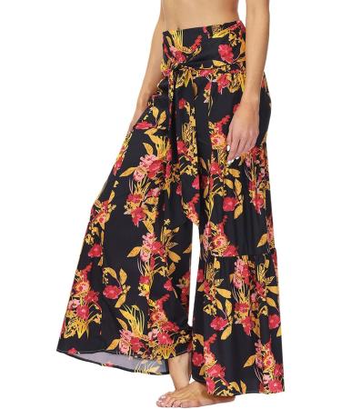 HAIBING Wide Leg Pants Soft and Patterned Wide Legs Elegant and Stylish Pants for Women. (S) - Buy Online on GoSupps.com