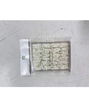 EBANKU 8 Sheets 5D Flower Nail Stickers Rose White Embossed Sliders Wedding Nail Art Design Acrylic Engraved Flower Decal Manicure Decor 5D Self-Adhesive Nail Foil Sticker Decor - Buy Online on GoSupps.com