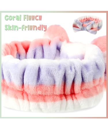 48-Piece Coral Fleece Spa Headband Bulk | Bow Hair Band for Face Washing, Makeup, Shower | 24 Styles | Ideal Gift for Women - Buy Online on GoSupps.com