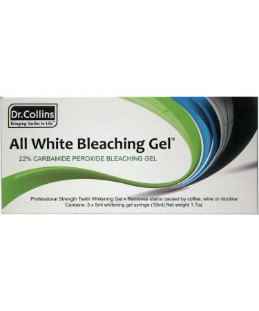 Dr. Collins All White 22% Carbamide Peroxide,0.17 Fl Oz-3 Count(Pack of 1) - Buy Online on GoSupps.com