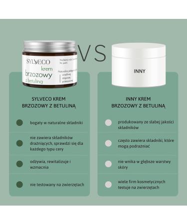 Sylveco Birch Cream 50ml - Nourishing Natural Moisturizer for All Skin Types | Shop Internationally - Buy Online on GoSupps.com