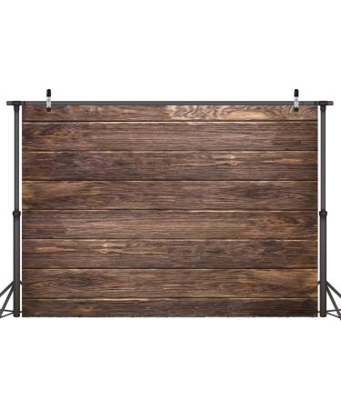 LYWYGG 7x5ft Thin Vinyl Brown Wood Backdrop - Retro Seamless Photography Background - Buy Online on GoSupps.com