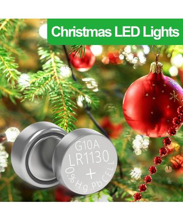 Buy LR1130 Battery 100 Pack - AG10 389 LR54 & 1.5V Alkaline Button Cell Batteries for Watches - International Shipping Available - Buy Online on GoSupps.com