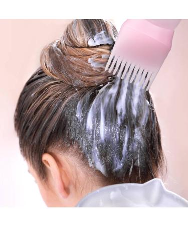 UNVOJL Hair Dye Brush Bottle Hair Root Comb Applicator Bottles Hair Dye Tools Applicator Brush BottlesÂ for Salon (White) - Buy Online on GoSupps.com