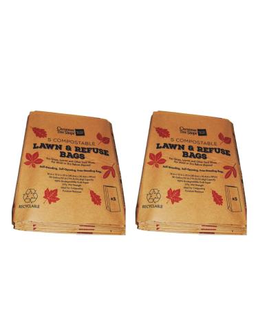 Do it Best 30 Gal. Natural Kraft Paper Yard Waste Lawn & Leaf Bag  (15-Count) - Barton's Lumber Co