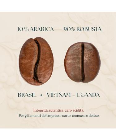 BOCCA DELLA VERITA - Caf moulu italien HERMES Ristretto Napoli 10A/90R en sachet de 250 grammes avec valve de protection - Buy Online on GoSupps.com